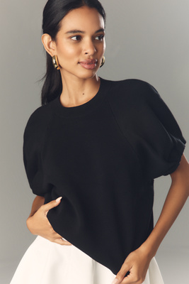 T-shirt en maille col rond en taille: M - By Anthropologie - Modalova