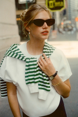 By Anthropologie Crew-Neck Sweater Tee product page