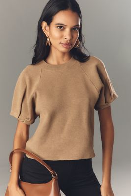 By Anthropologie Cable Muscle Sweater Tee