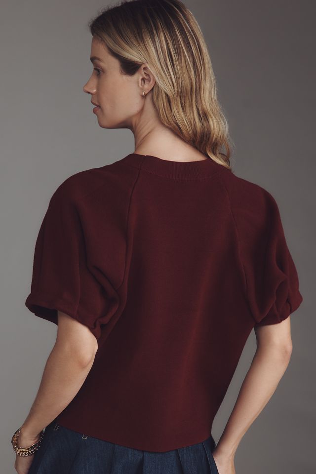 By Anthropologie Crew-Neck Sweater Tee #2