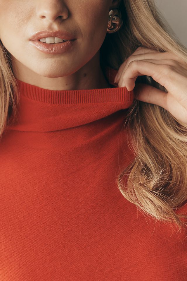 Maeve Turtleneck Merino Wool Blend Sweater #1