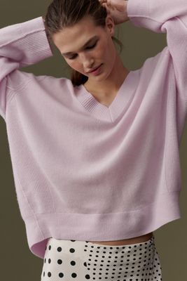By Anthropologie Cashmere Blend Oversized Sweater