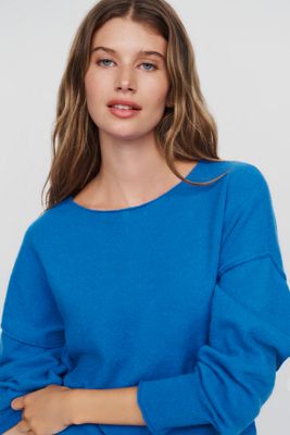 By Anthropologie Haley Boatneck Wool Blend Sweater
