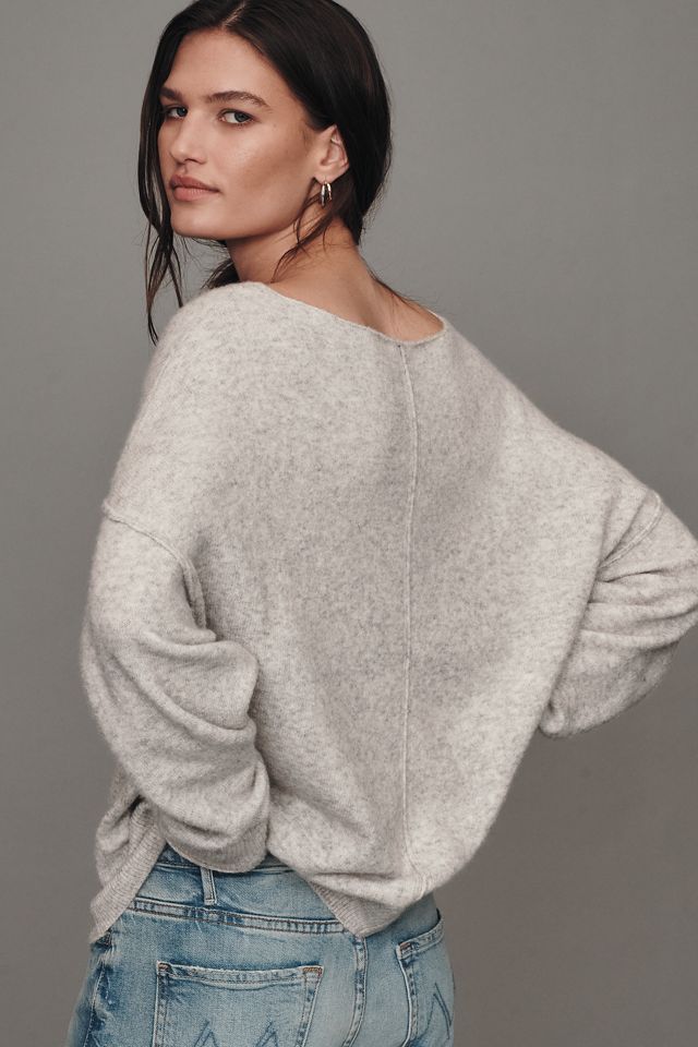 The Haley Boat-Neck Wool Blend Sweater
