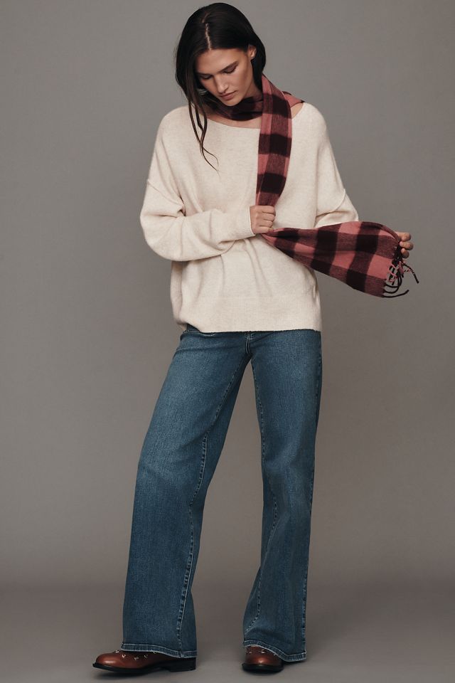 Haley Boat-Neck Wool Blend Sweater #2