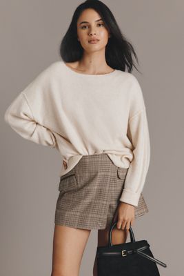 The Haley Boat-Neck Wool Blend Sweater