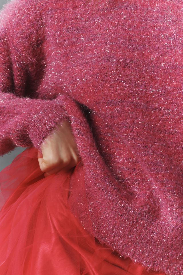 By Anthropologie Long-Sleeve Boatneck Tinsel Sweater #1