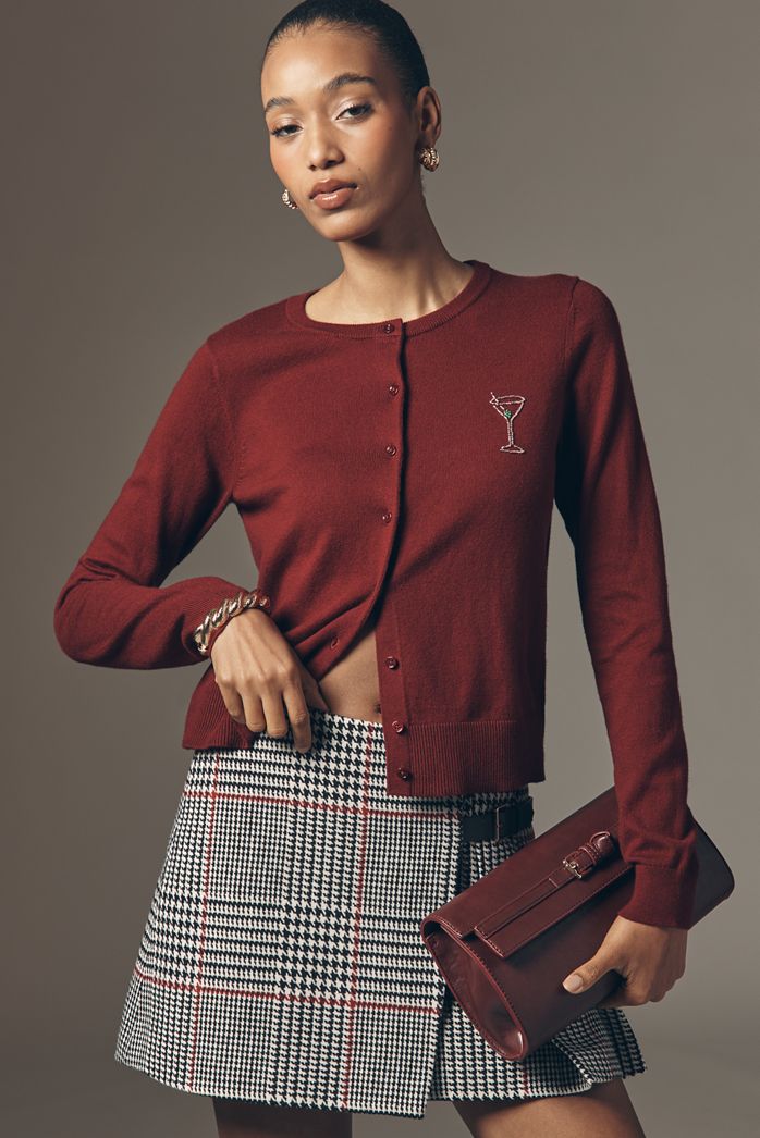 The Juliet Beaded Drink Icon Cardigan