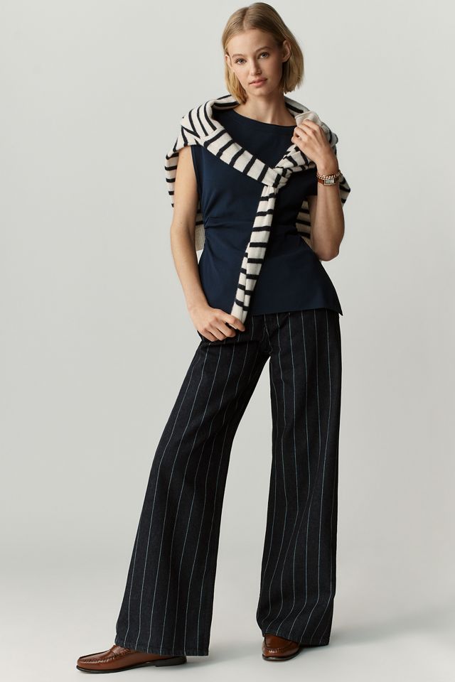 Maeve Draped Short-Sleeve Tunic #2