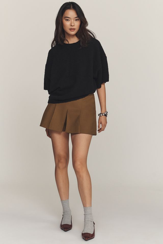 Maeve Crew-Neck Boucle Tee Sweater #2