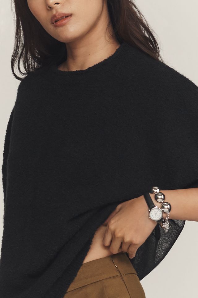 Maeve Crew-Neck Boucle Tee Sweater #3
