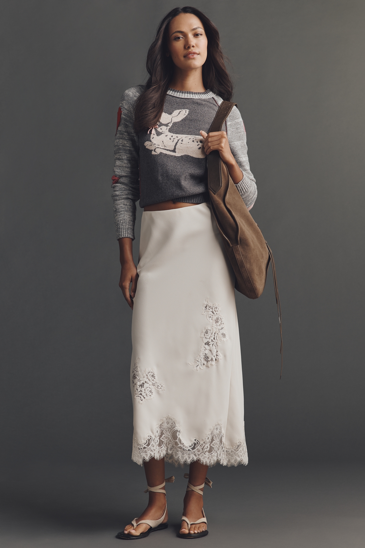 Pilcro Icon Long-Sleeve Crew-Neck Pullover