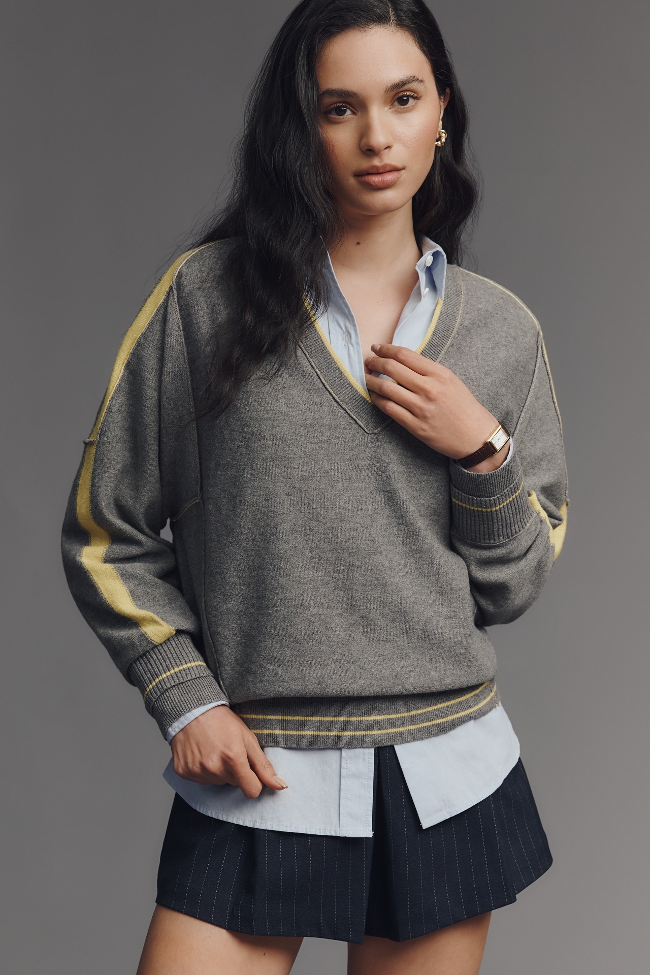 Pilcro Wool Blend Batwing Sweater