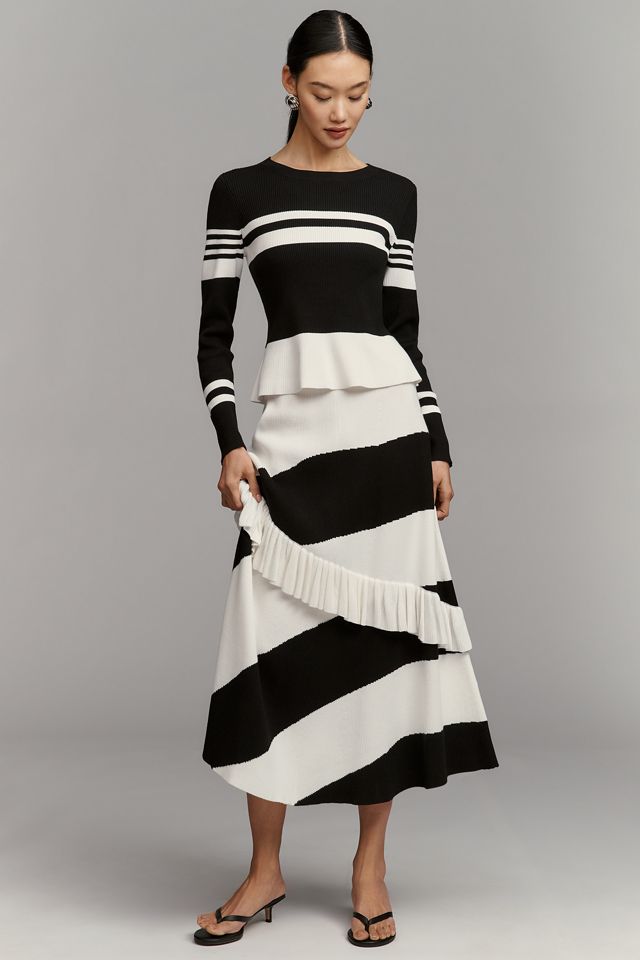 Maeve Striped Long-Sleeve Crew-Neck Jumper #2