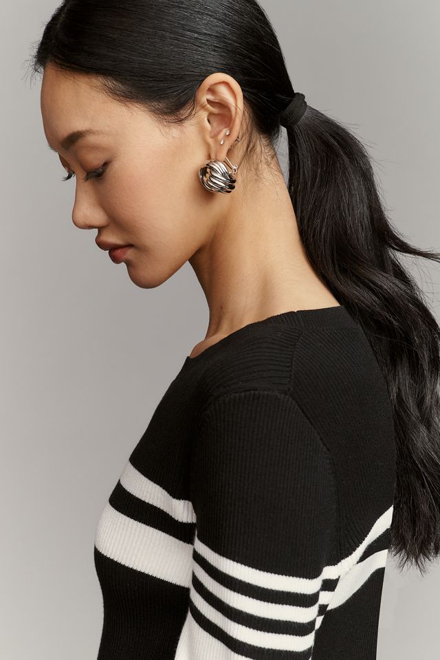 Maeve Striped Long-Sleeve Crew-Neck Jumper #3