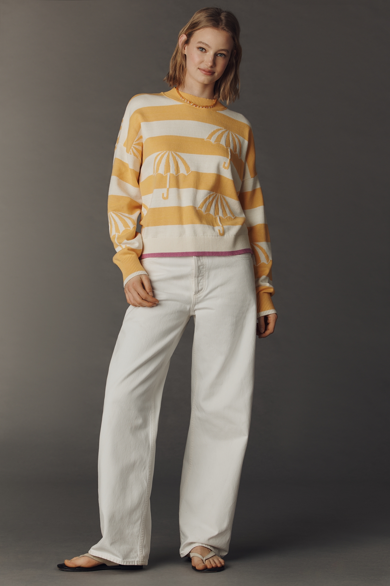 Long Sleeve Crew Neck Sweater by Maeve