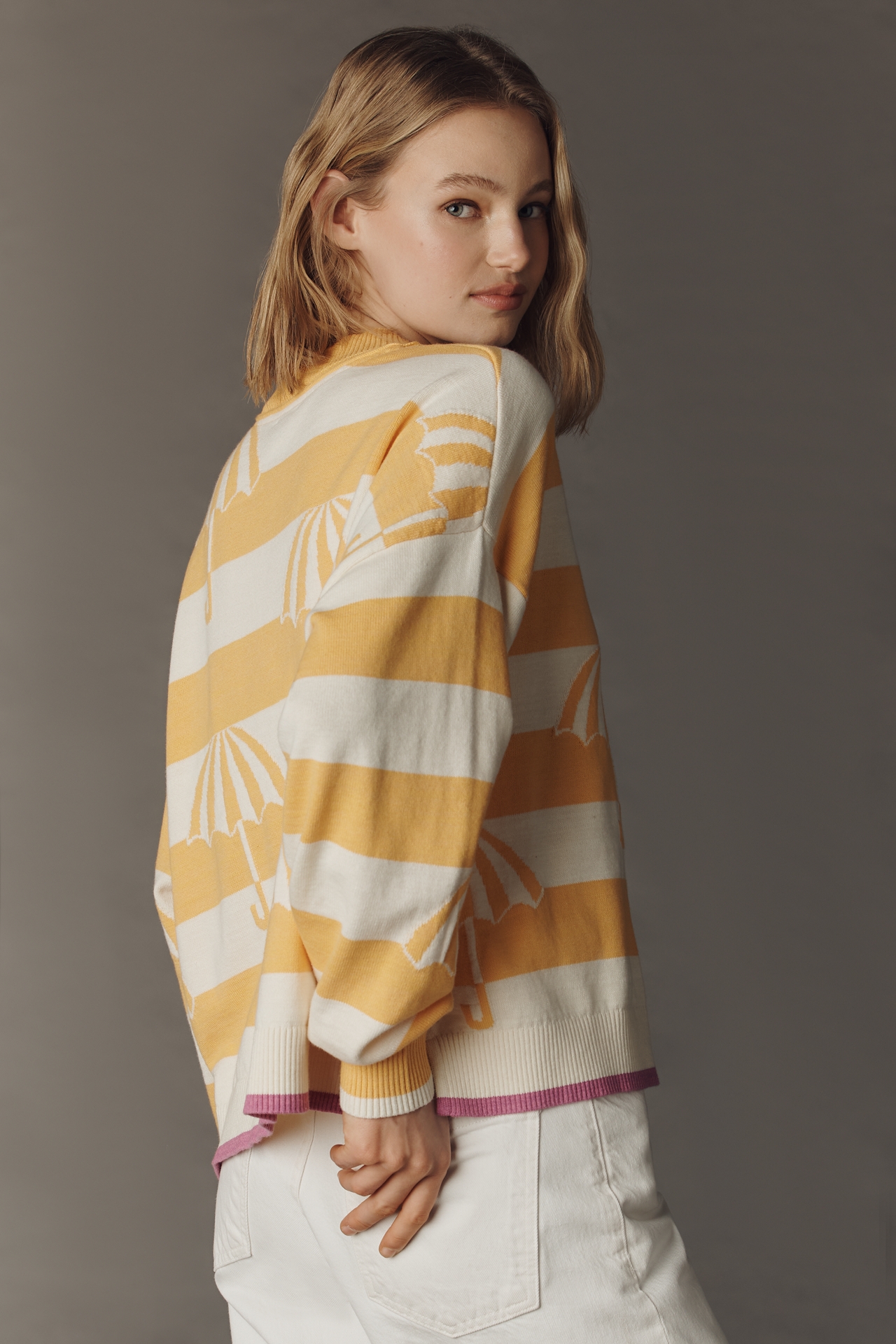 Long Sleeve Crew Neck Sweater by Maeve