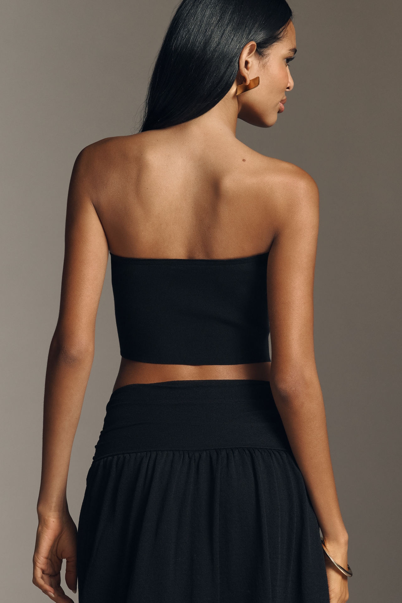 By Anthropologie Strapless Knit Tube Top