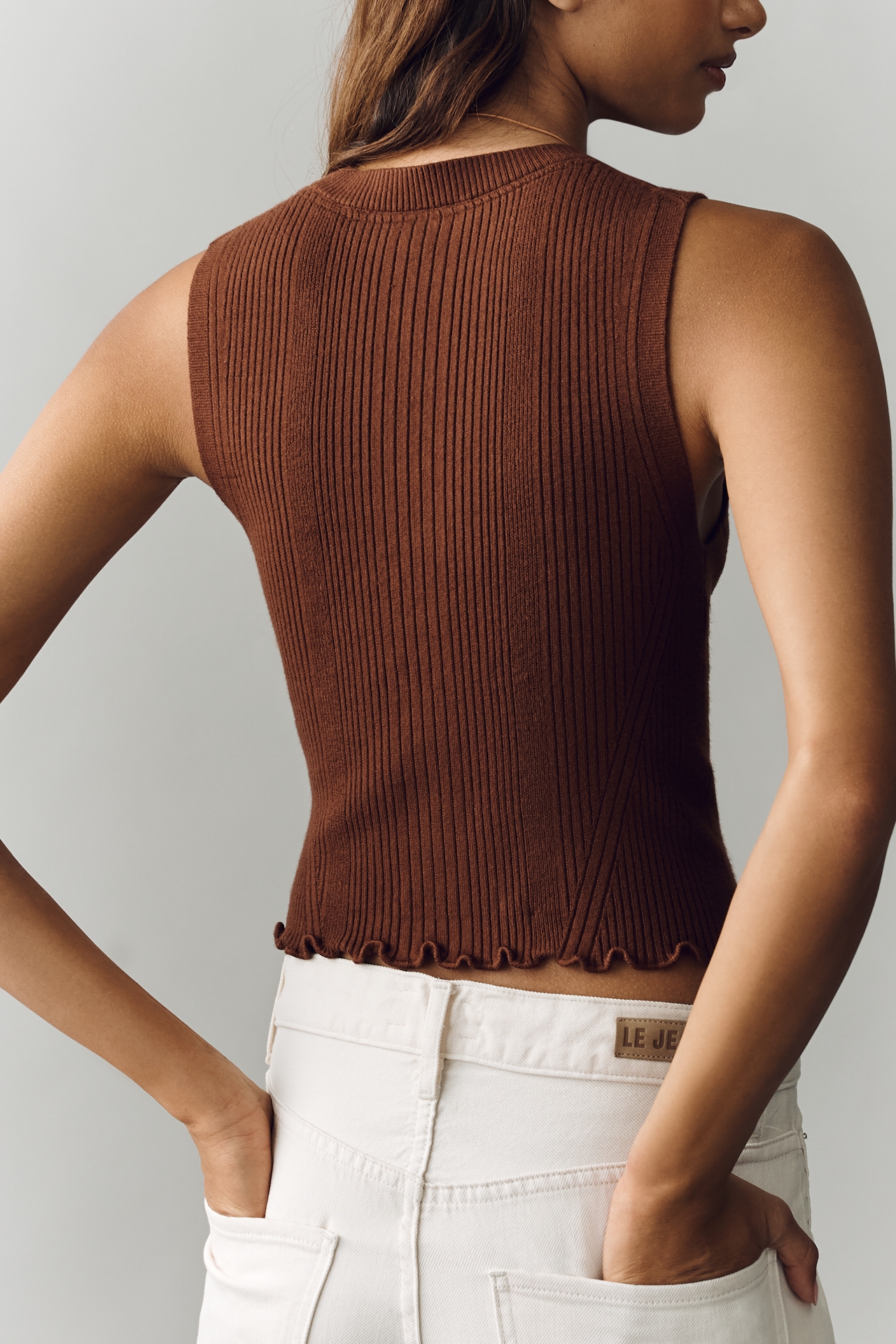 By Anthropologie Ribbed Knit Tank