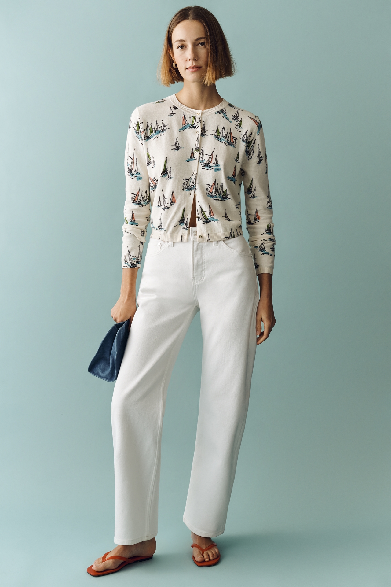 Maeve Sailboat Cardigan