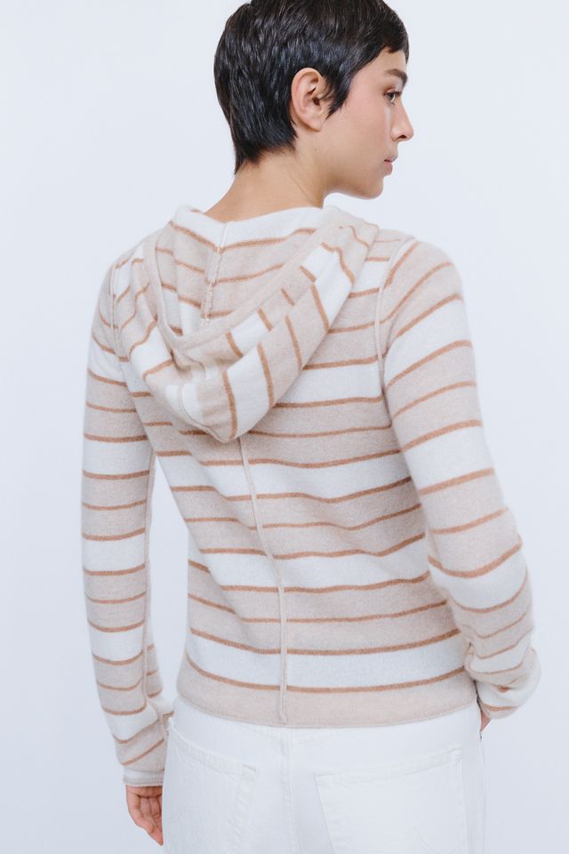 Pilcro 100% Cashmere Cropped Hoodie #5