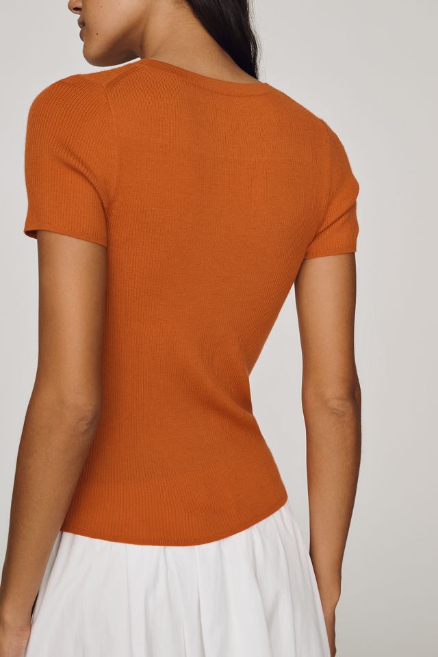 Pull en cachemire à manches courtes Maeve #3