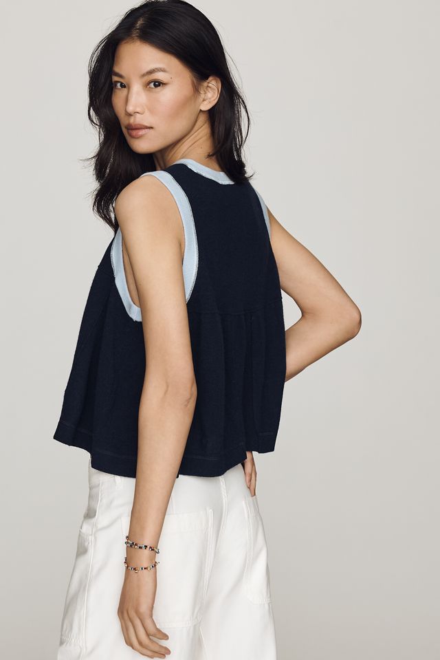 Maeve Wool Cashmere Swing Tank #2