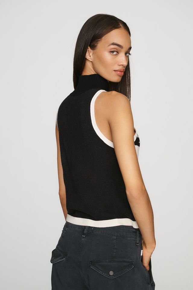 Maeve Mock-Neck Sweater Tank #3