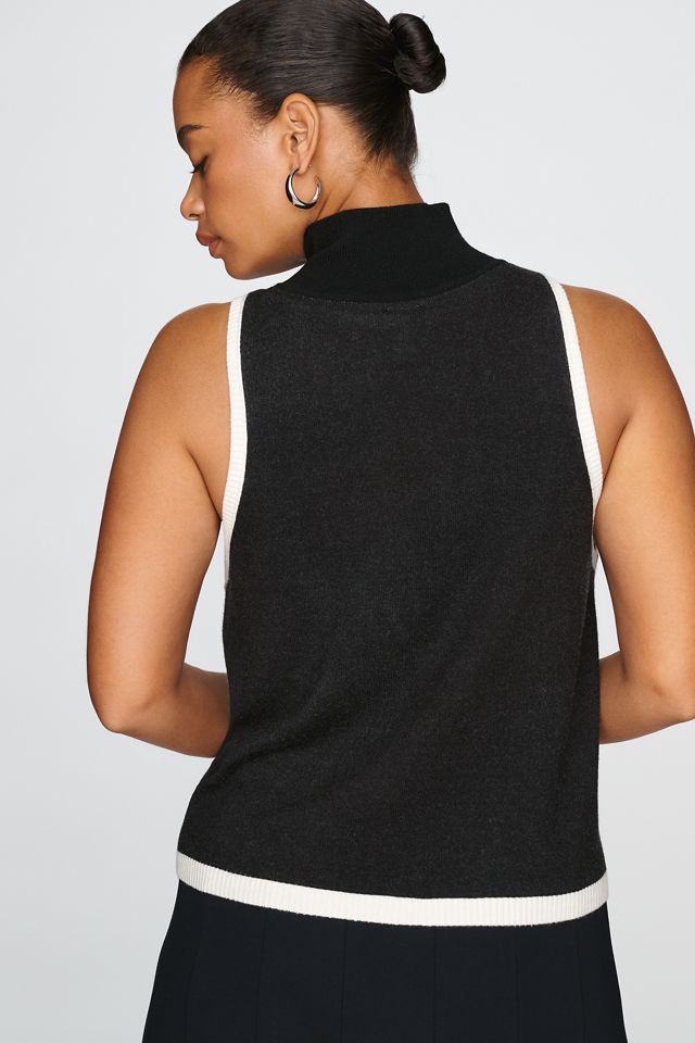 Maeve Mock-Neck Sweater Tank #7