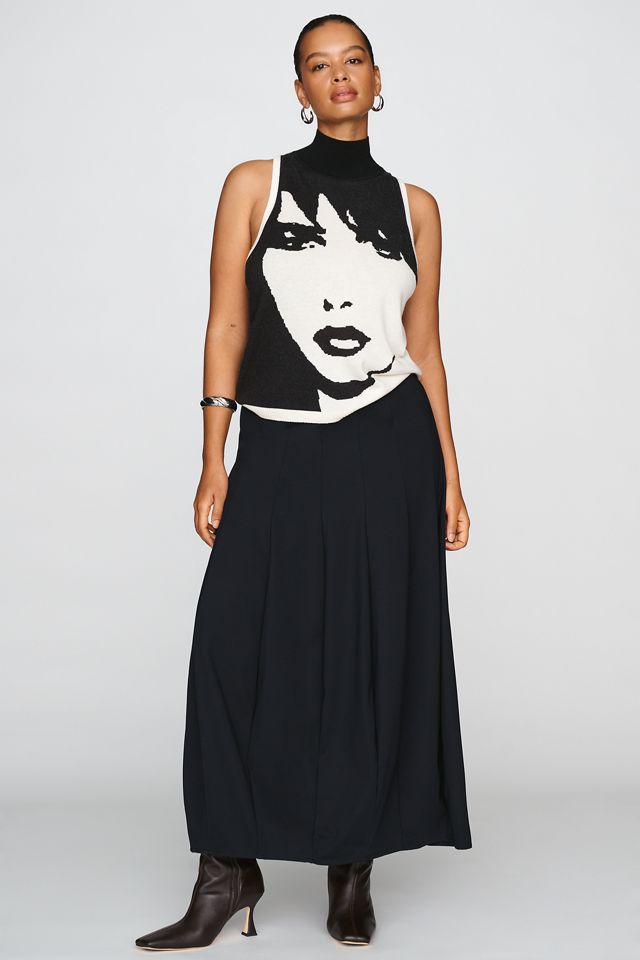 Maeve Mock-Neck Sweater Tank #4