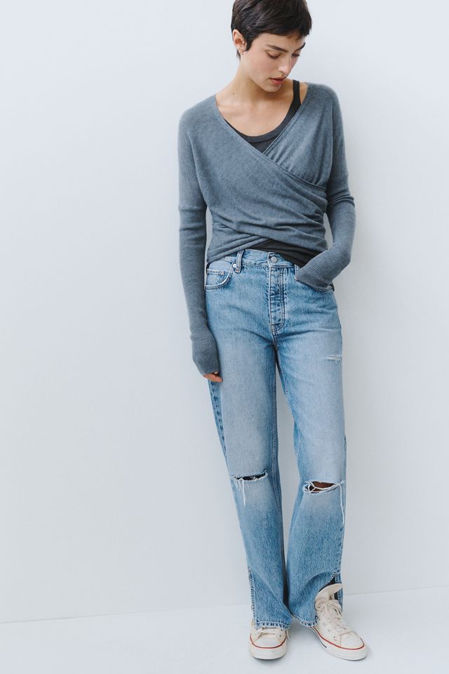 Pilcro 100% Cashmere Twist Sweater #2