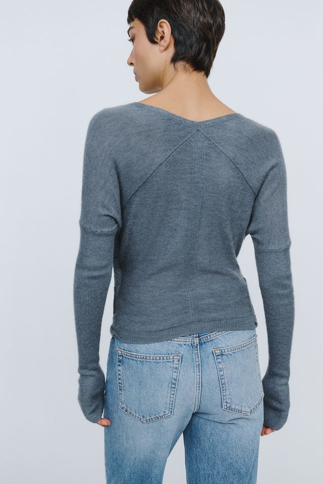 Pilcro 100% Cashmere Twist Sweater #4