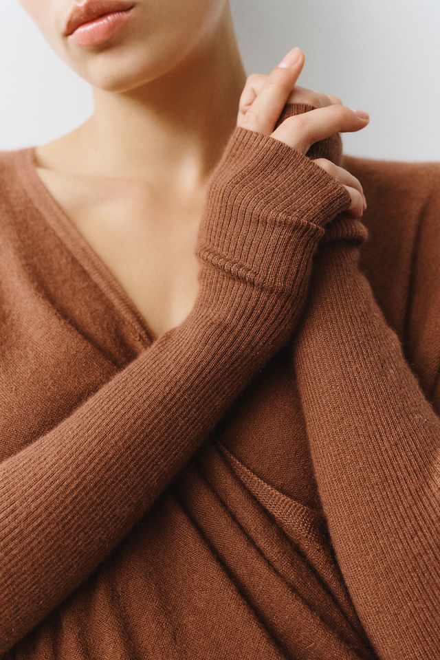 Pilcro 100% Cashmere Twist Sweater #2