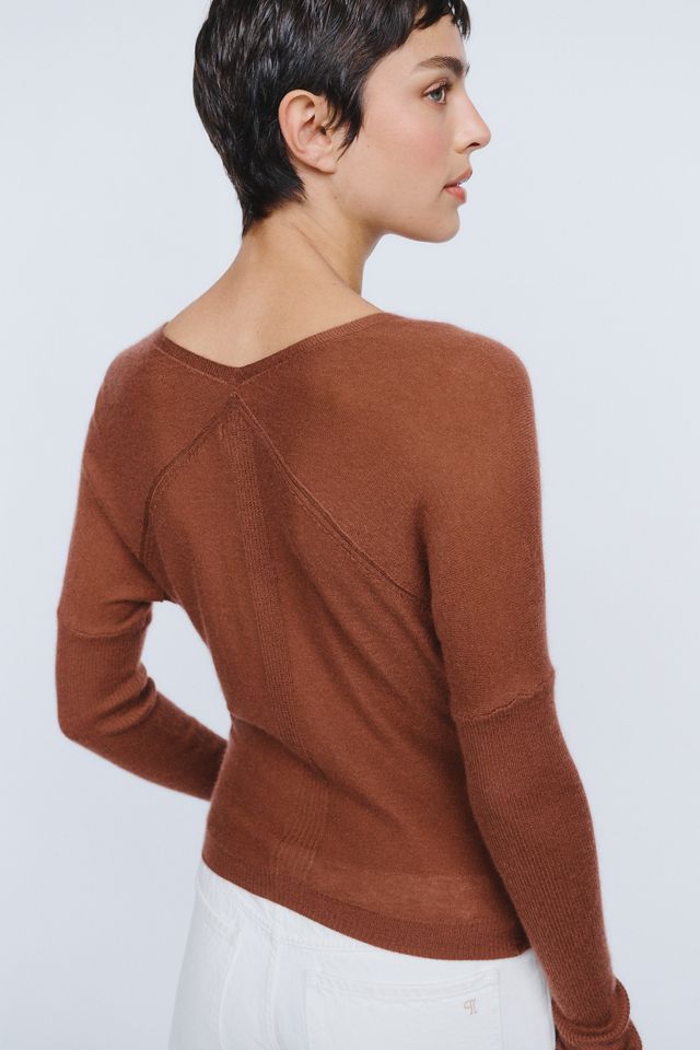 Pilcro 100% Cashmere Twist Sweater #4