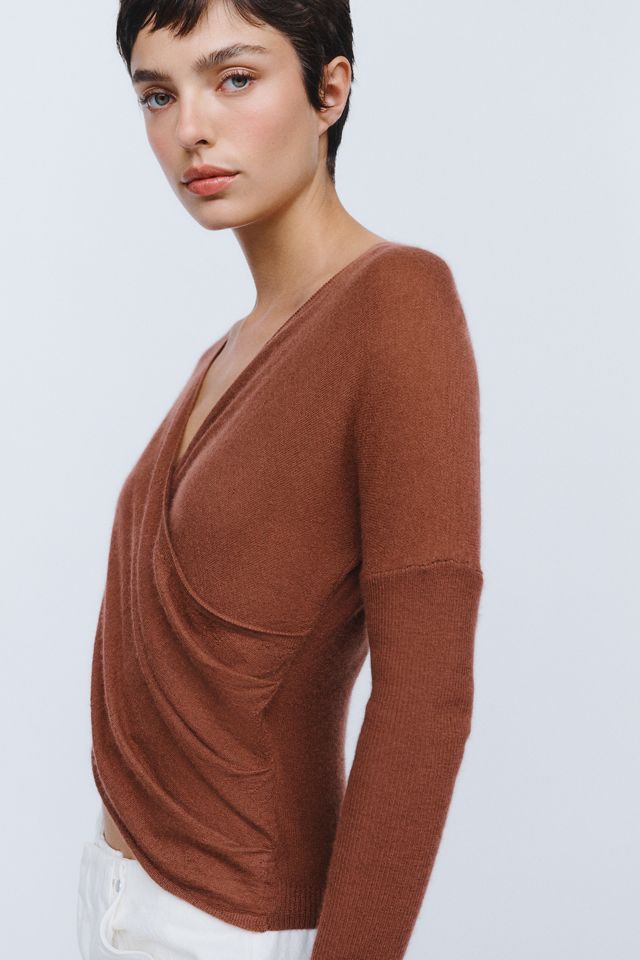Pilcro 100% Cashmere Twist Sweater #5