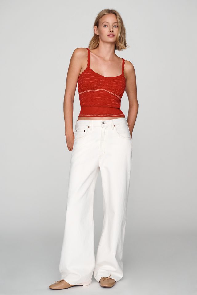 Maeve Scalloped Sweater Tank #3