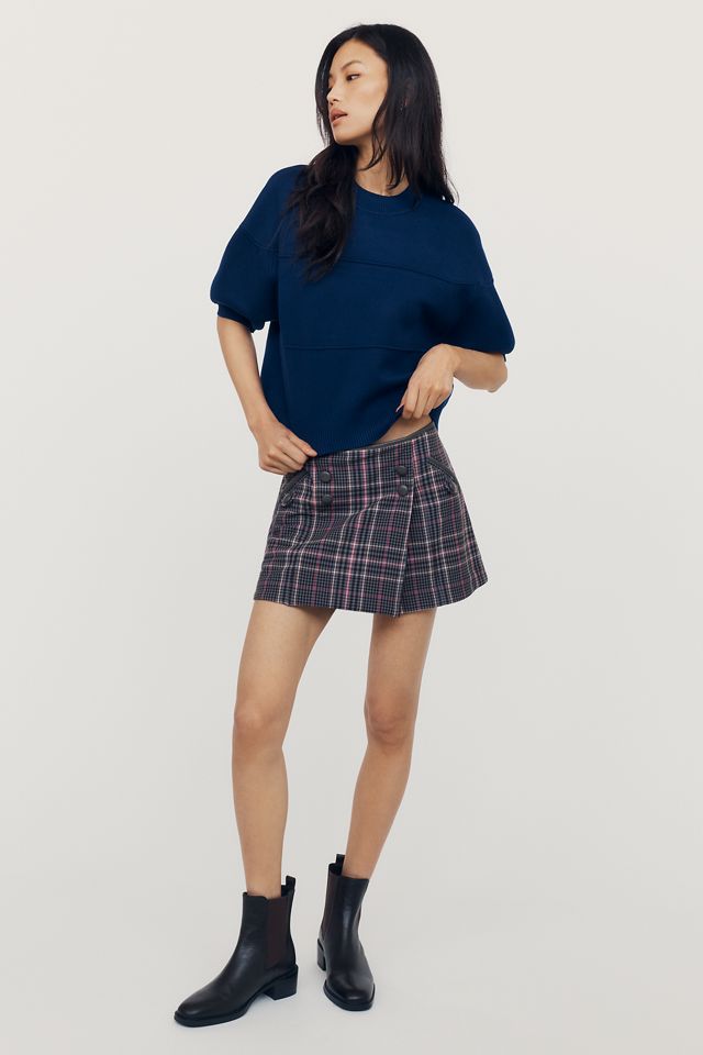 Maeve Puff-Sleeve Knit Pullover #2