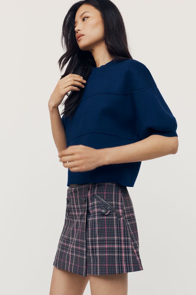 Maeve Puff-Sleeve Knit Pullover #4