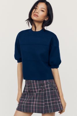 Maeve Puff-Sleeve Knit Pullover