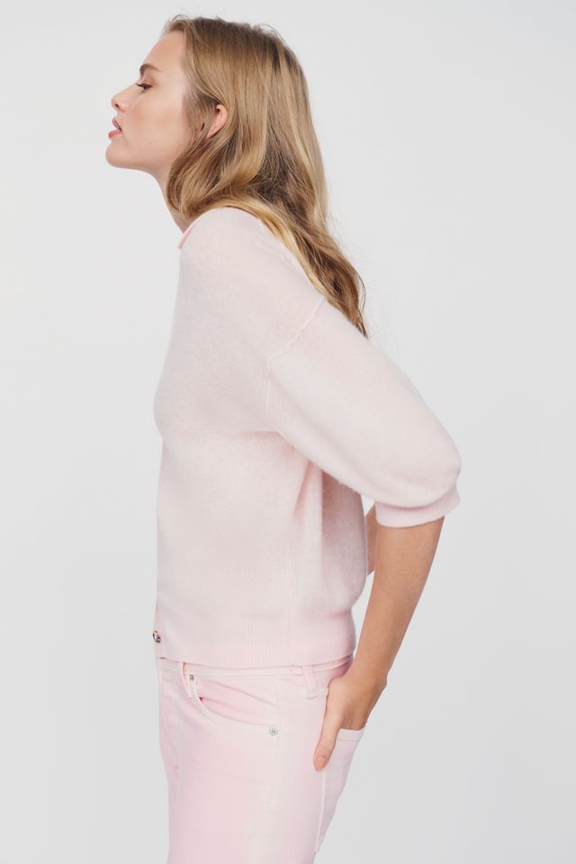 By Anthropologie Wool Cashmere Collared Cardigan #3