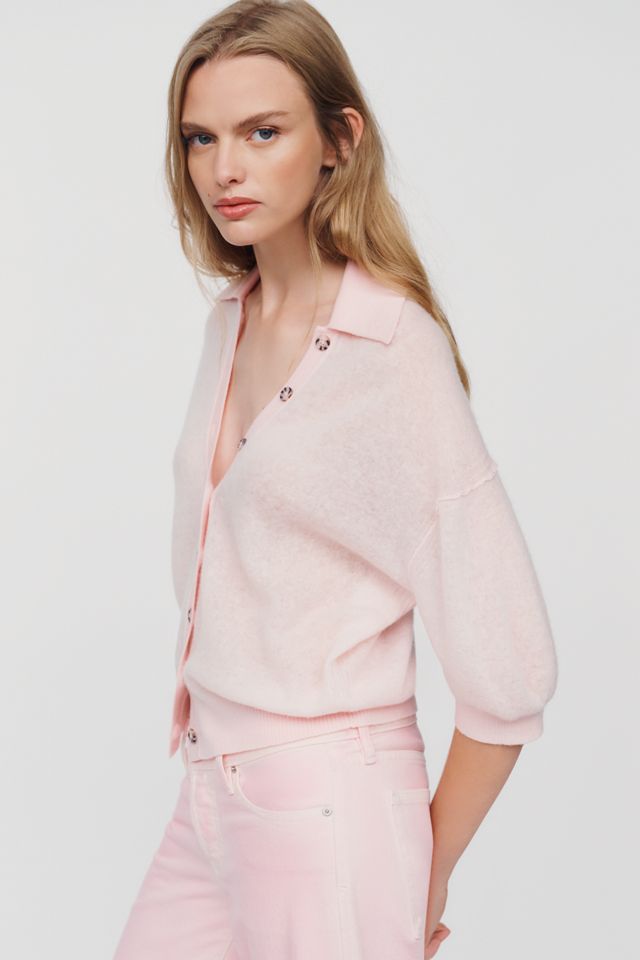 By Anthropologie Wool Cashmere Collared Cardigan #1