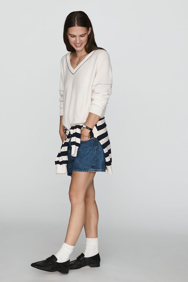 Pilcro 100% Cashmere V-Neck Sweater #2