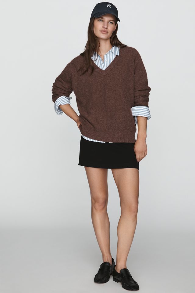 Pilcro 100% Cashmere V-Neck Sweater #2
