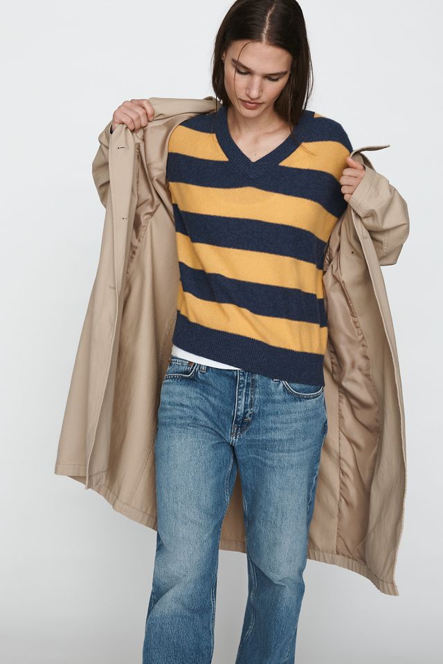 Pilcro 100% Cashmere V-Neck Sweater #3