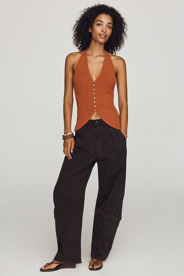 By Anthropologie Split-Front Sweater #3