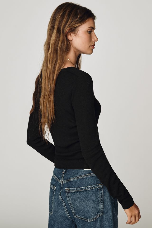Pilcro Sutter Linen Wool Henley Sweater #2