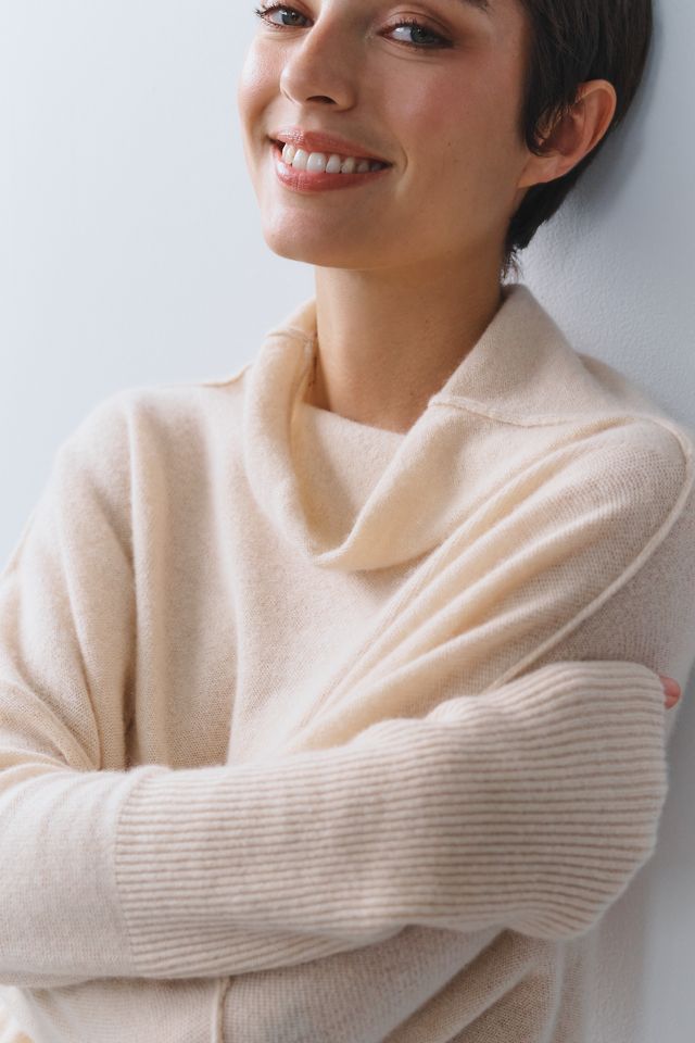 Pilcro 100% cashmere Turtleneck Sweater #2