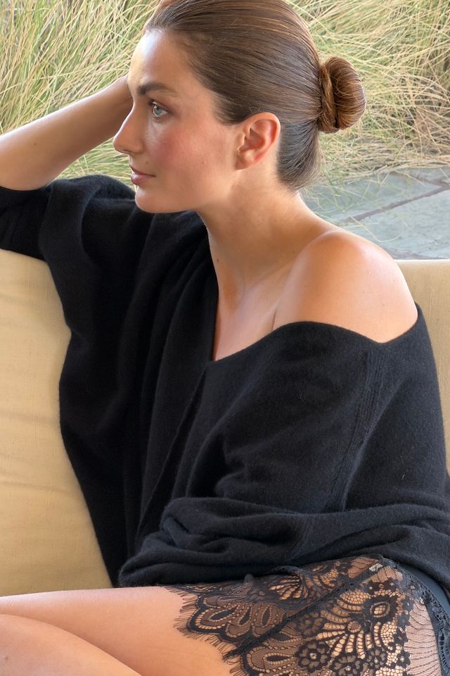 By Anthropologie 100% Cashmere Oversized Sweater #1