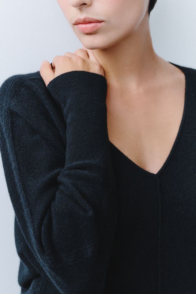 By Anthropologie 100% Cashmere Oversized Sweater #5