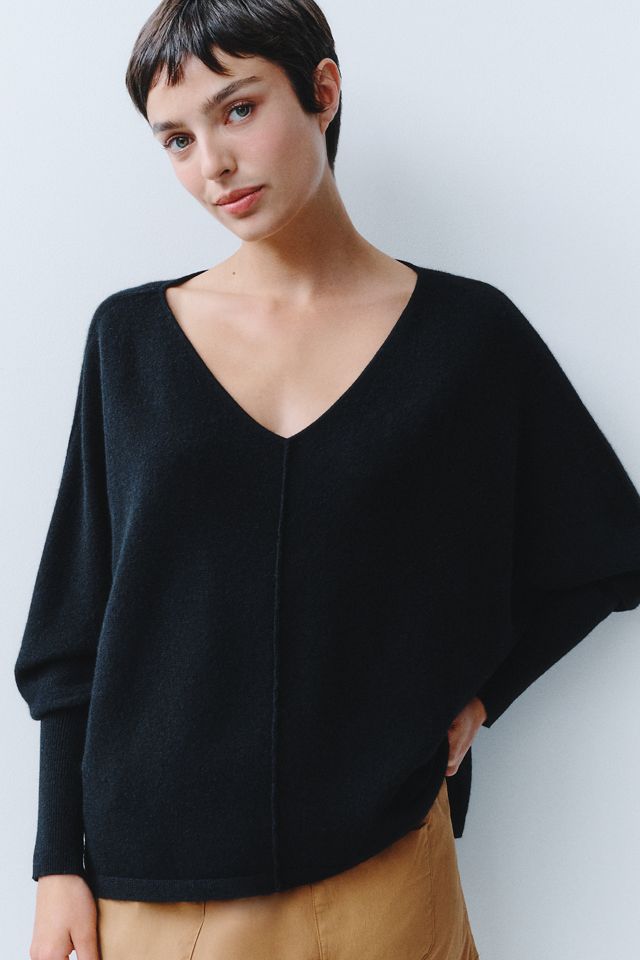 By Anthropologie 100% Cashmere Oversized Sweater #2